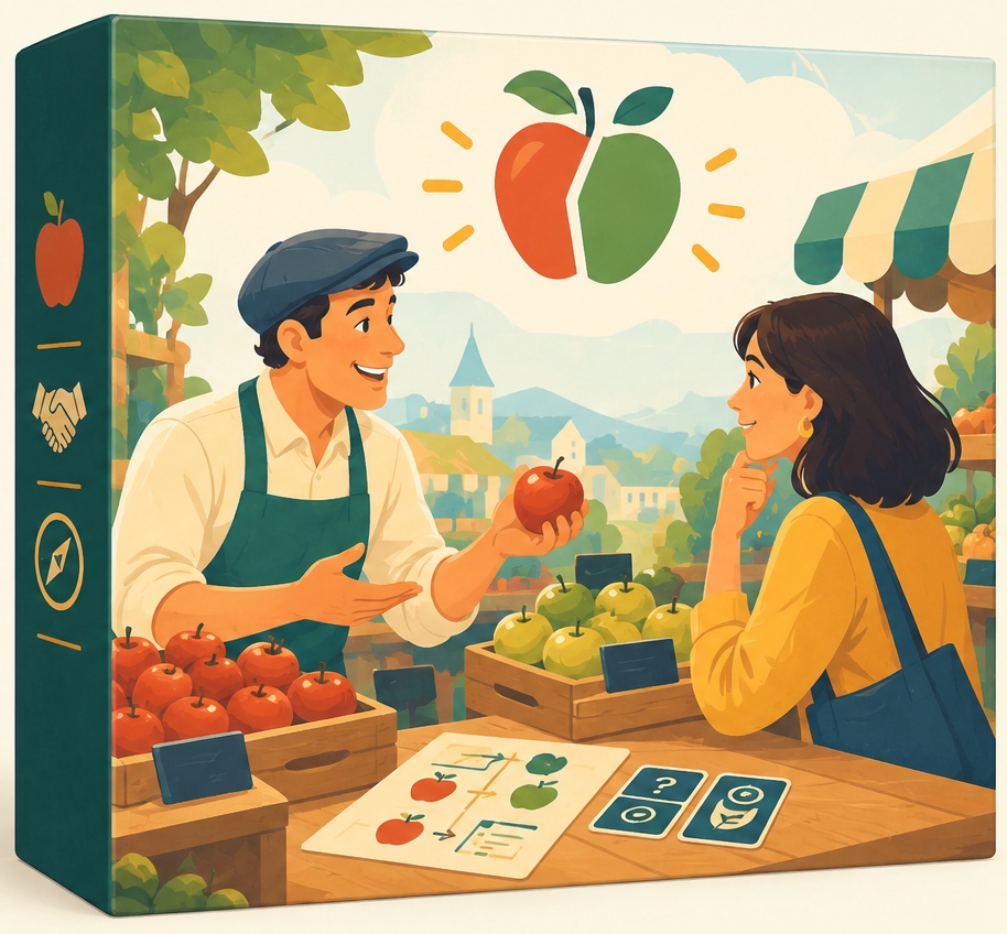 Couverture Du Jeu Les Pommes De La Discorde